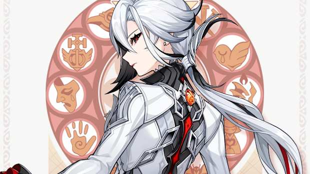 Genshin Impact Arlecchino artwork.